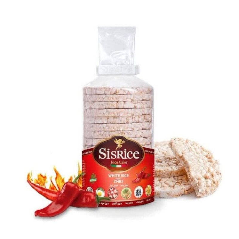 رایس کیک چیلی بدون گلوتن سیس رایس - 120 گرم بسته 15 عددی