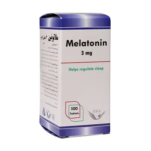 قرص ملاتونین 3 میلی گرم سیمرغ دارو عطار بسته 100 عددی