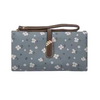 کیف پول زنانه پرتیزس مدل PT24-2166 طرح گل بهاری کد 2020064