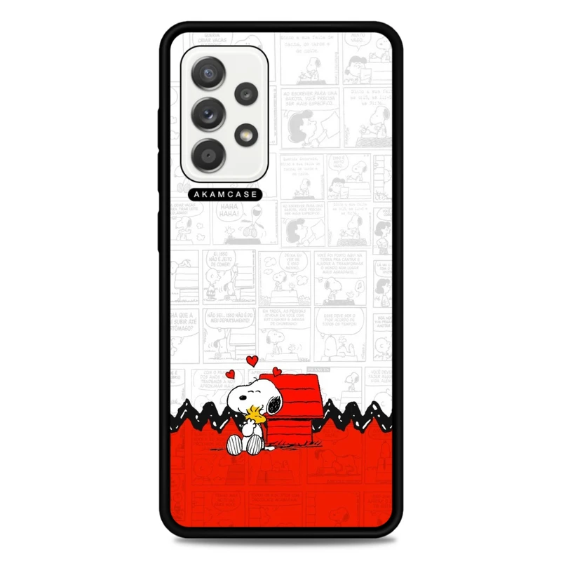 کاور آکام مدل AMC-WSGA52-SNOOPY-19 مناسب برای گوشی موبایل سامسونگ Galaxy A52