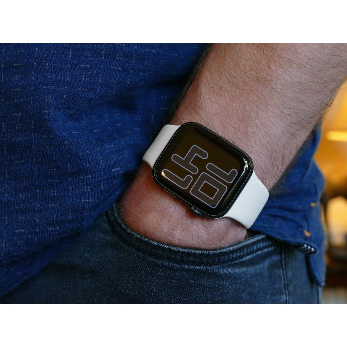 ساعت هوشمند اپل واچ سری 5 مدل 44m Aluminum Case Black Sport Silicon Band -  - 31