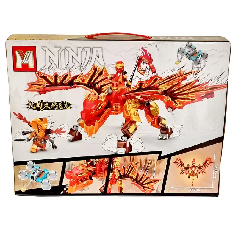 ساختنی ام مدل نینجا طرح اژدهای سرخ کد MG1051