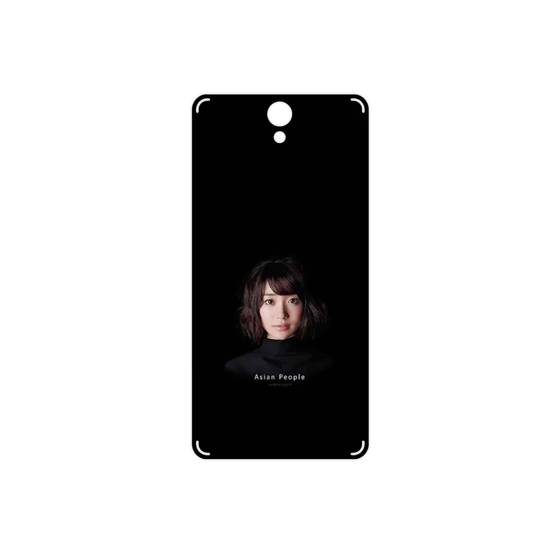 برچسب پوششی ماهوت مدل Portrait of an Asian Woman مناسب برای گوشی موبایل لنوو Vibe S1