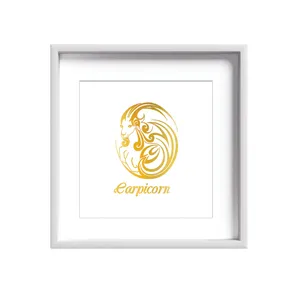 تابلو طلاکوب زرکات طرح ماه تولد دی مدل Capricorn