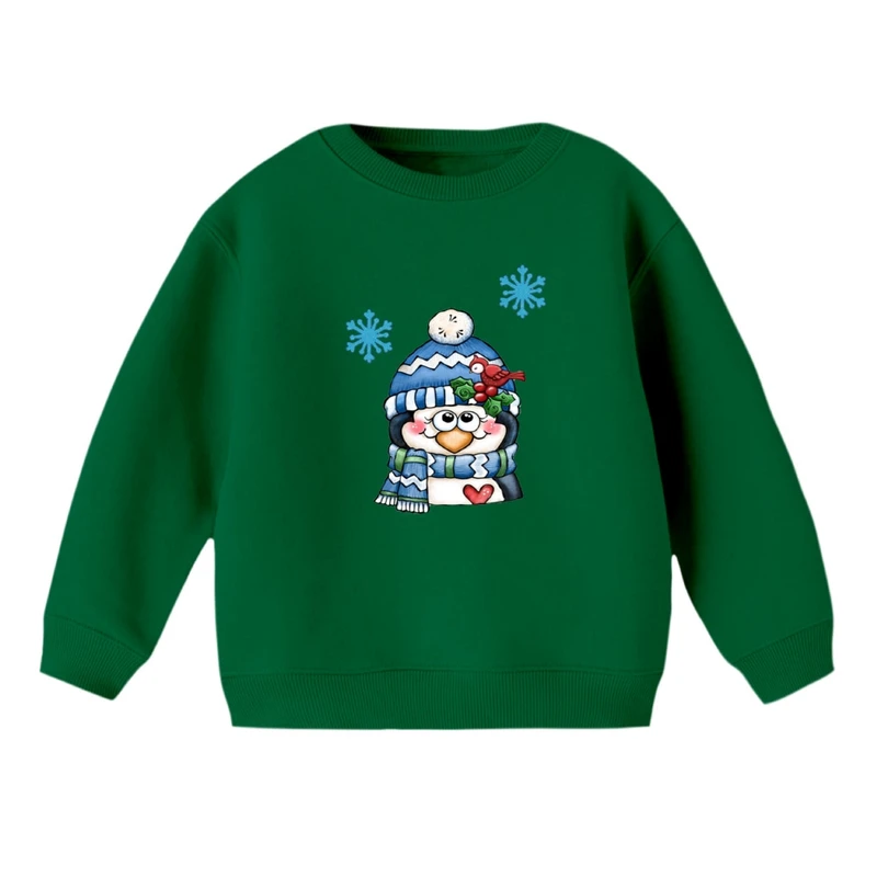 سویشرت بچگانه مدل پنگوئن کریسمس کد 2