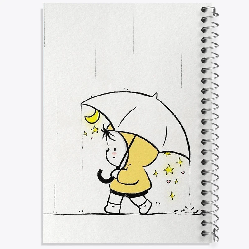 دفتر نقاشی 50 برگ خندالو طرح کودکانه کیوت کد N3264