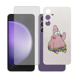 Glass Together model Matte Screen Protector Suitable for Samsung Galaxy S23 FE Mobile Phone with Back cover sticker