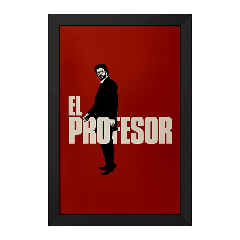 تابلو خندالو مدل پروفسور سریال خانه ی کاغذی کد F1715