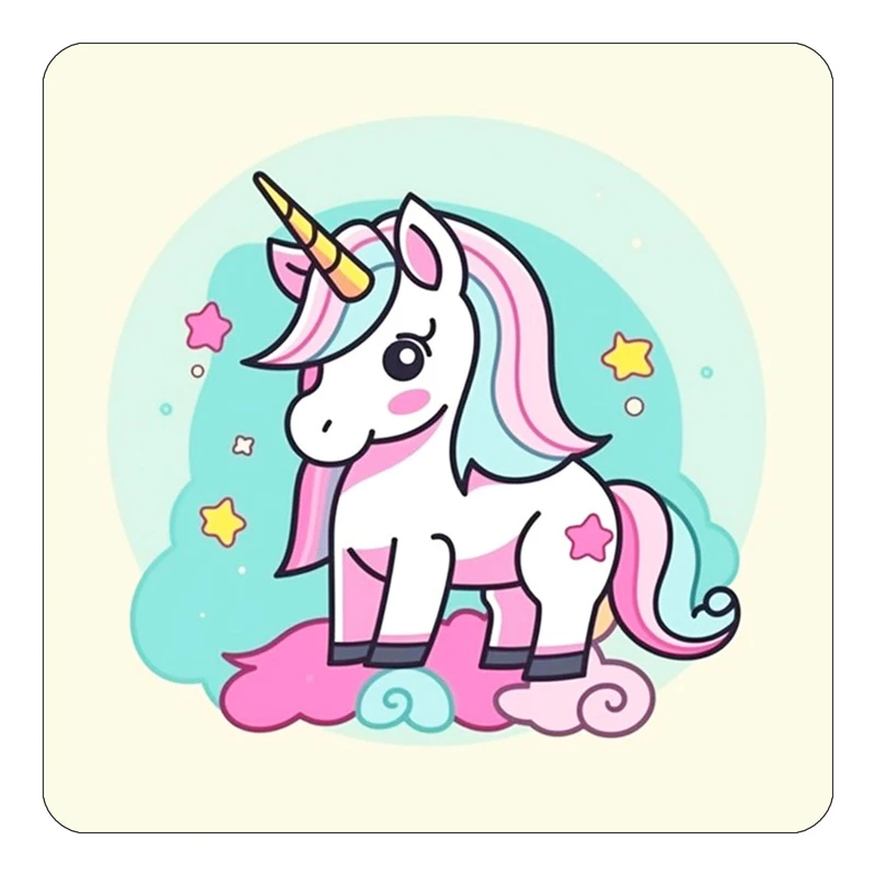 مگنت کاکتی طرح اسب تک شاخ و یونیکورن مدل mp29958