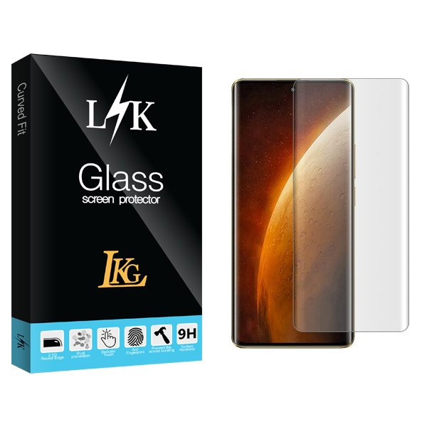 محافظ صفحه نمایش ال کا جی مدل LKK UV مناسب برای گوشی موبایل ریلمی Narzo 60 Pro  به همراه محافظ پشت گوشی
