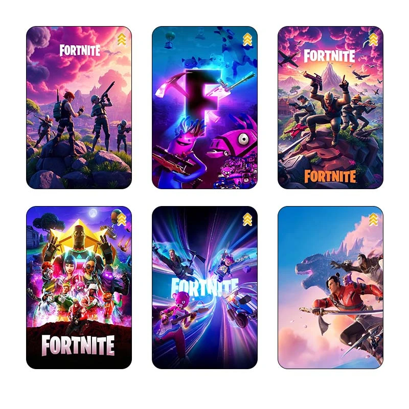 استیکر کارت مدل سام نگار طرح فورتنایت Fortnite کد SP1593 مجموعه 6 عددی