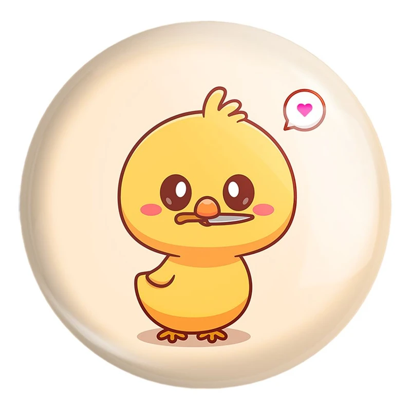 پیکسل خندالو طرح حیوانات بامزه جوجه کد 29659 مدل بزرگ