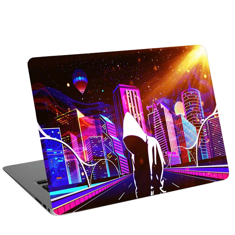 استیکر لپ تاپ طرح scifi neon G-2143 مناسب برای لپ تاپ 15.6 اینچ 