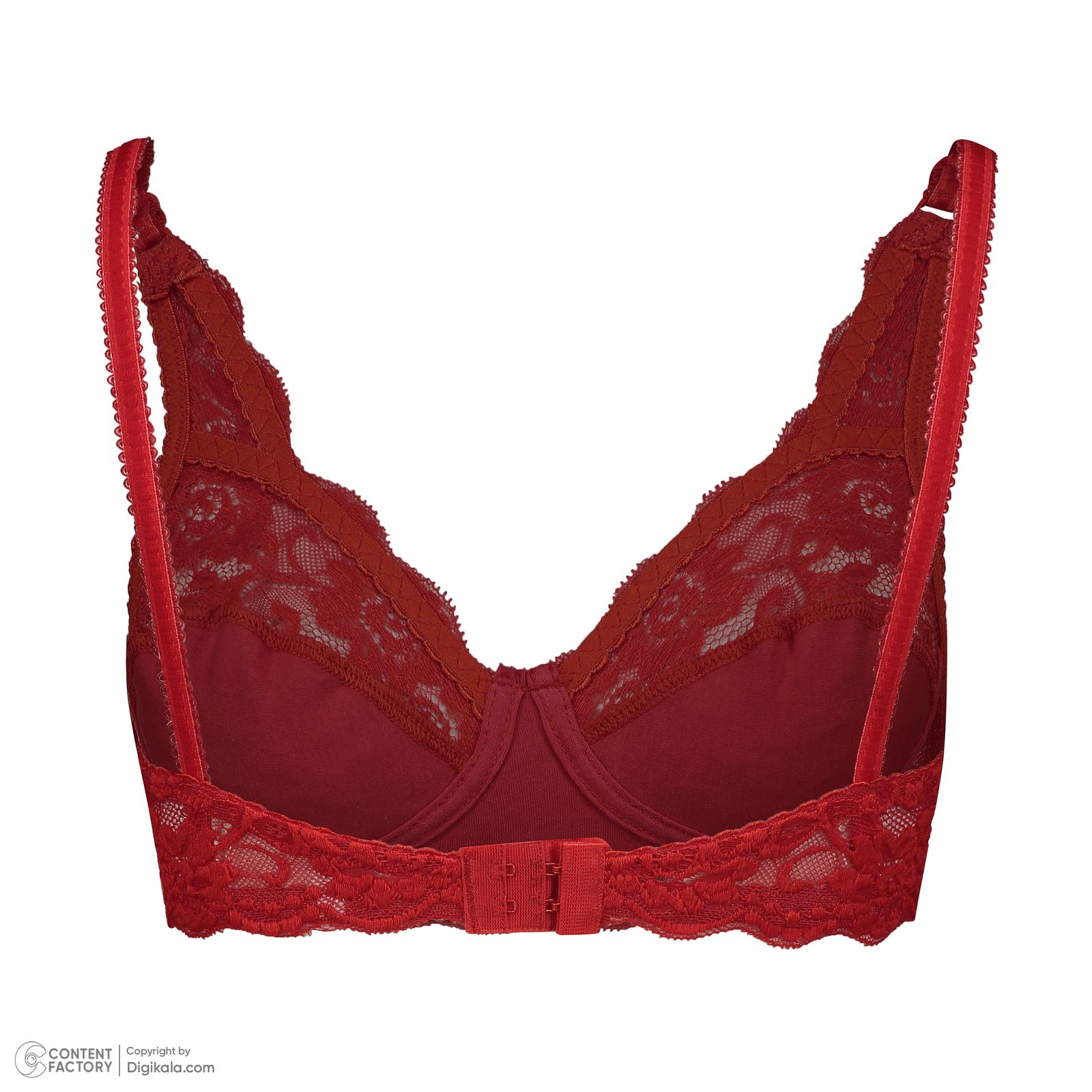 ست شورت و سوتین زنانه بزک مدل بدون فنر کد 300 رنگ قرمز -  - 4