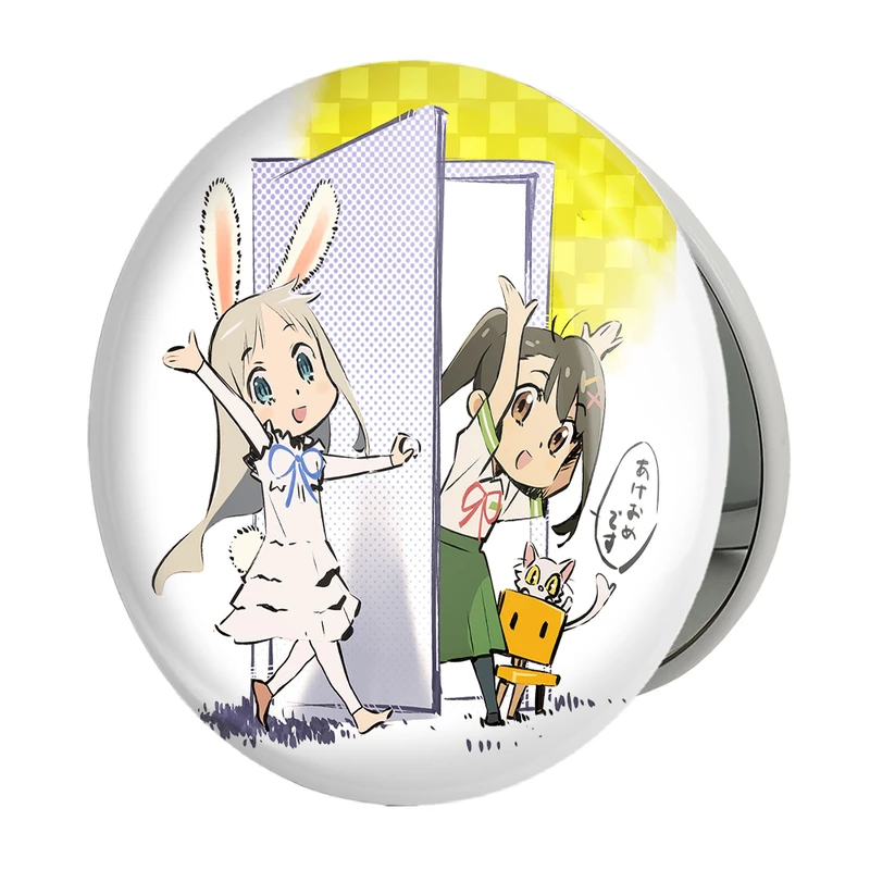 آینه جیبی خندالو طرح میکو هونما انیمه آنوهانا مدل تاشو کد 31975