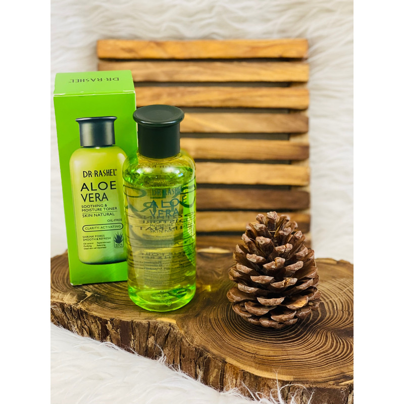تونر پاک کننده صورت دکتر راشل مدل aloe veraa حجم 200 میلی لیتر