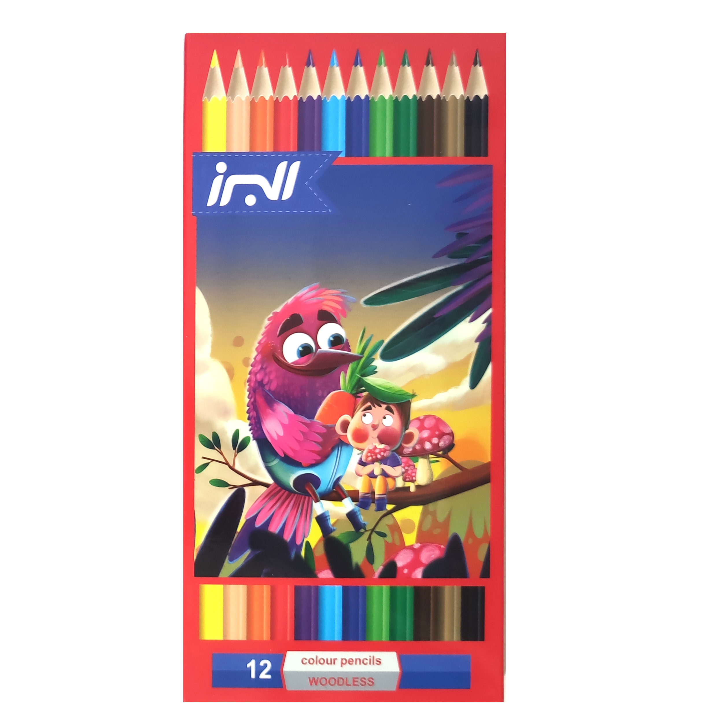 مداد رنگی 12 رنگ کد f56