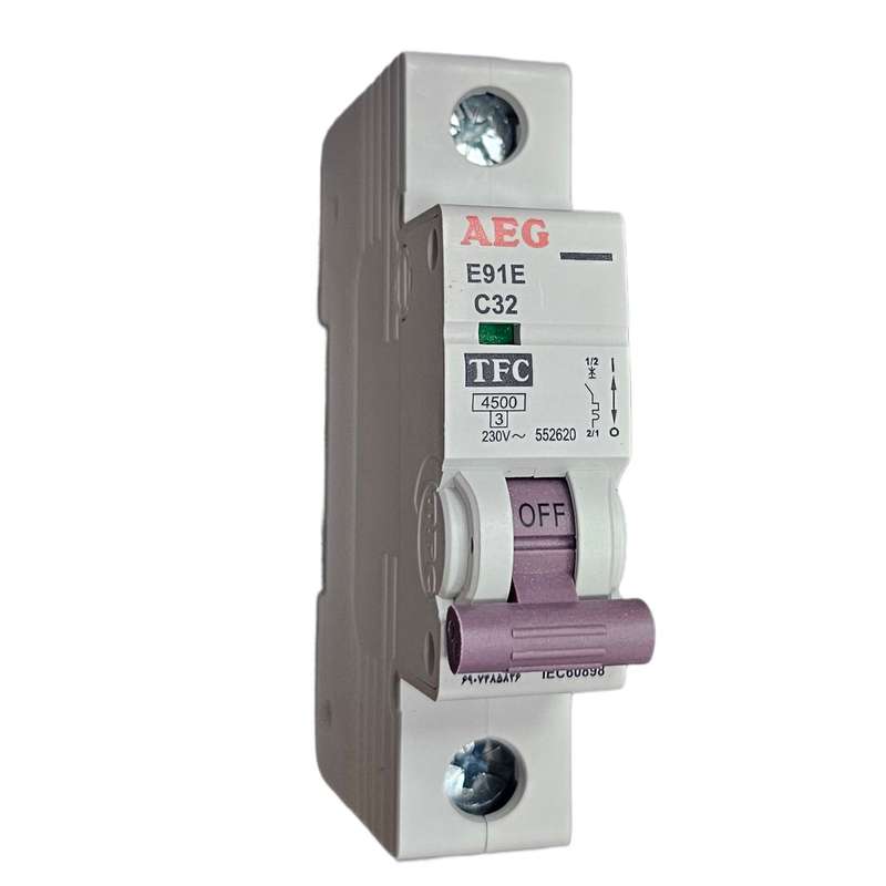 فیوز مینیاتوری تک فاز 32 آمپر آ ا گ مدل C32-4500