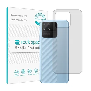 Rock space HyGEL model Transparent phone back protector suitable for Realme Narzo 50A mobile phone