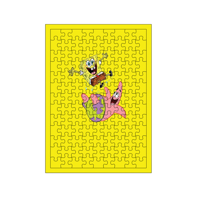 پازل 117 تکه مدل باب اسفنجی کد 210