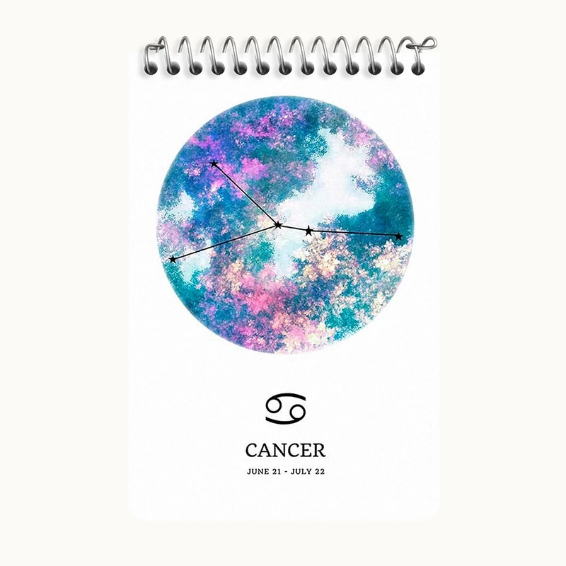 دفتر یادداشت 50 برگ خندالو طرح ماه تولد تیر کد F11393