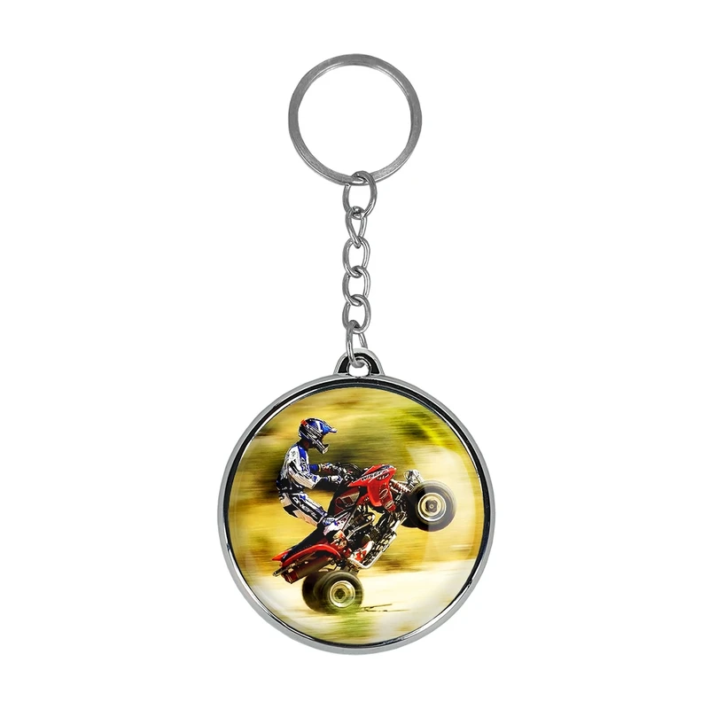 جاکلیدی خندالو طرح موتور چهار چرخ مدل دوطرفه کد 2783727838