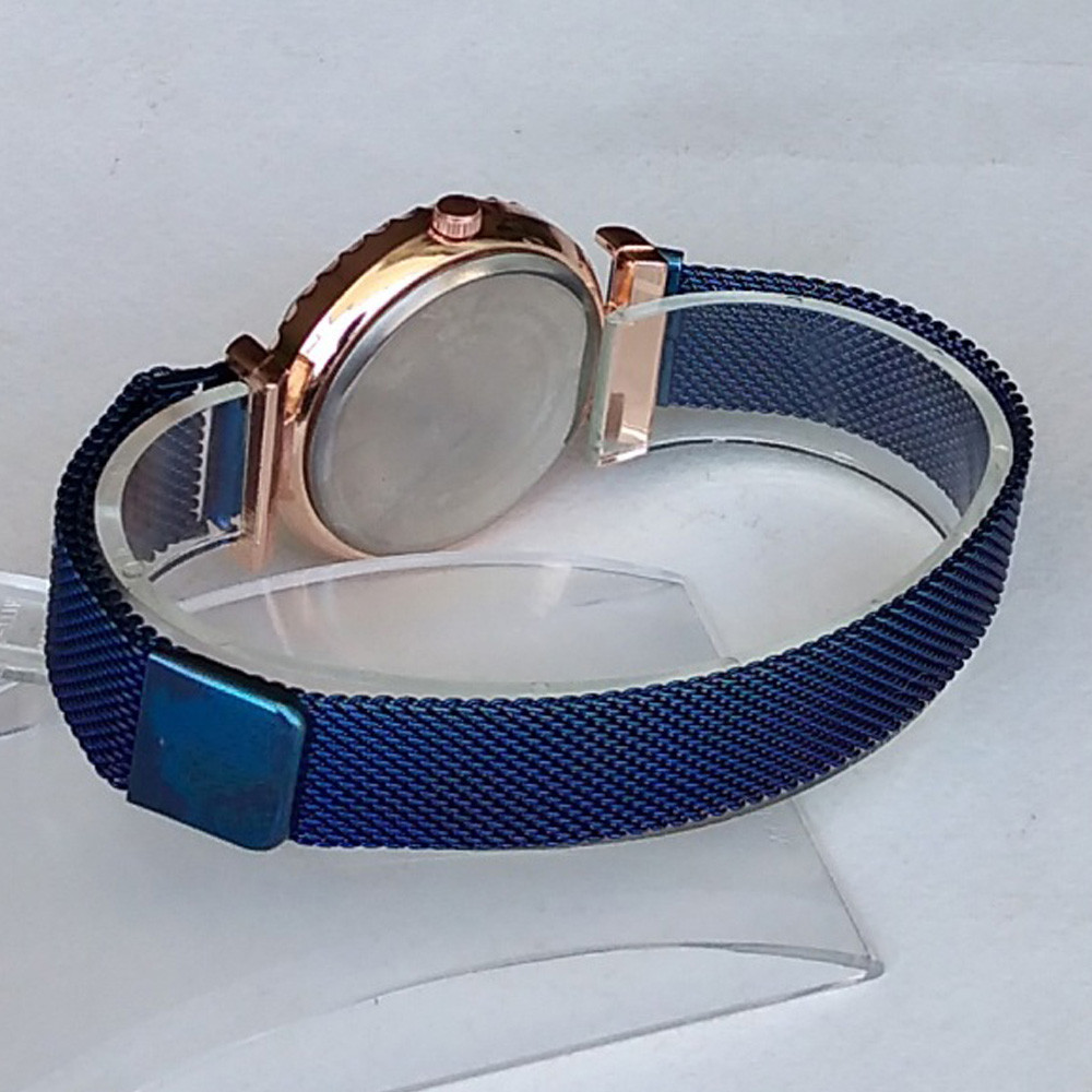 ساعت مچی عقربه ای دخترانه مدل بندحصیری مگنتی ساعت مچی عقربه ای دخترانه مدل بندحصیری مگنتی