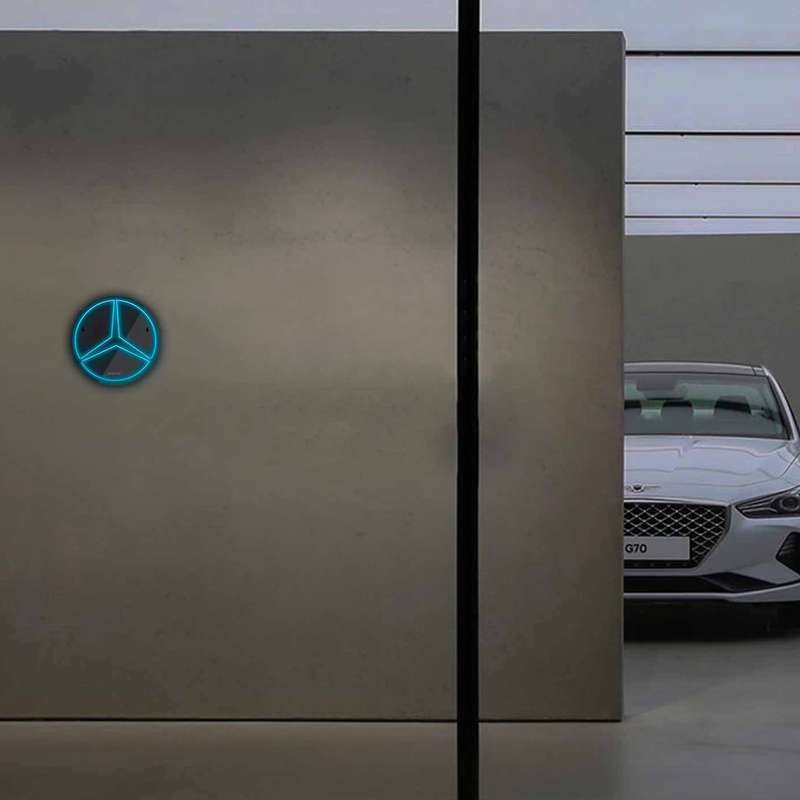 چراغ دیواری نئون دیزاین طرح Benz-BL_TBL