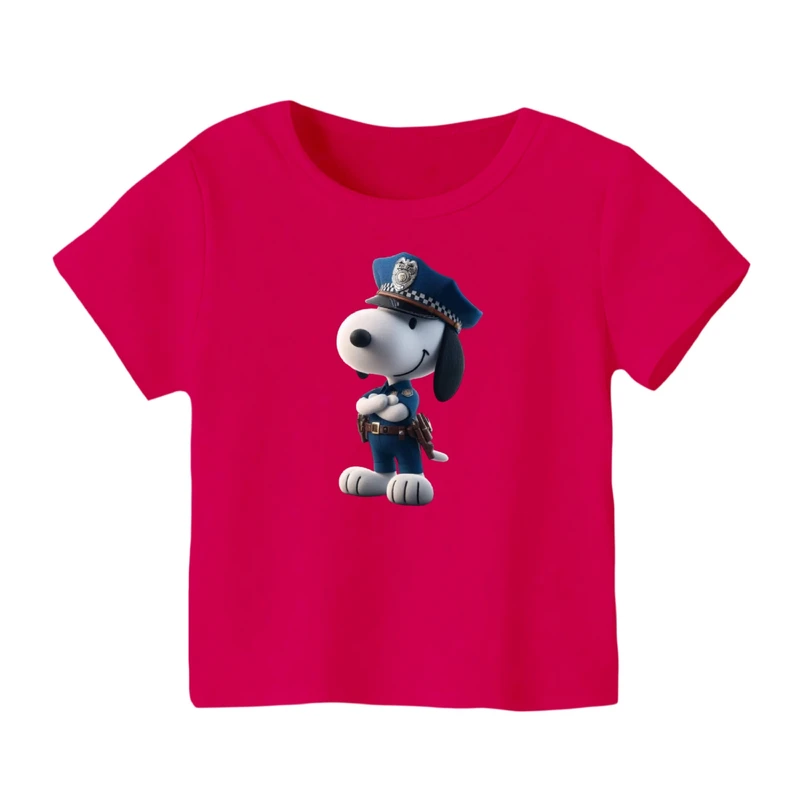 تی شرت آستین کوتاه بچگانه مدل اسنوپی کد ۵