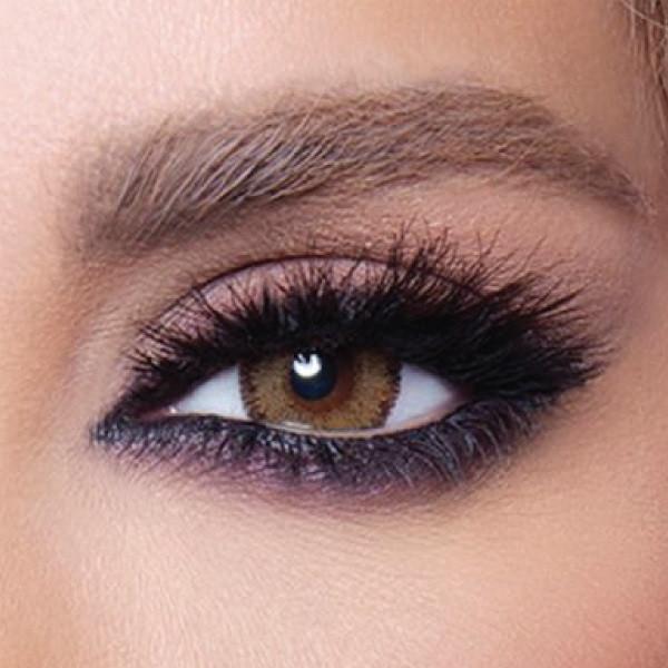 لنز چشم بلا مدل 013 رنگ عسلی دور تیره