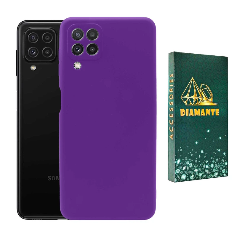 کاور دیامانته مدل sili_77 Gn مناسب برای گوشی موبایل سامسونگ Galaxy A22 4G