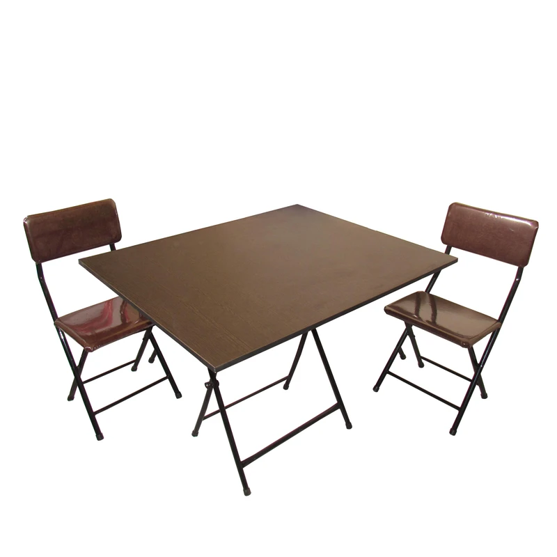 میز و صندلی سفری تاشو 2 نفره میزیمو کد 1822 مجموعه 3 عددی