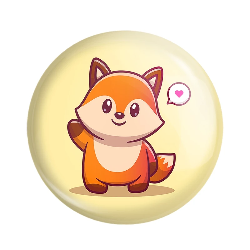 پیکسل خندالو مدل حیوانات بامزه روباه کد 29661