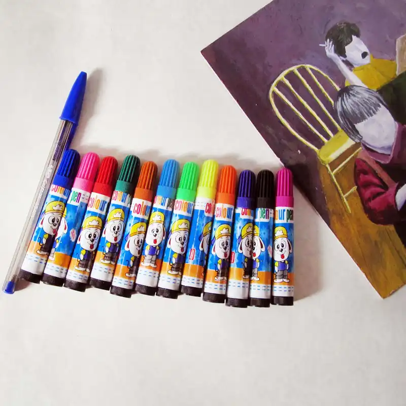 ماژیک رنگ آمیزی 12 رنگ مدل 86P