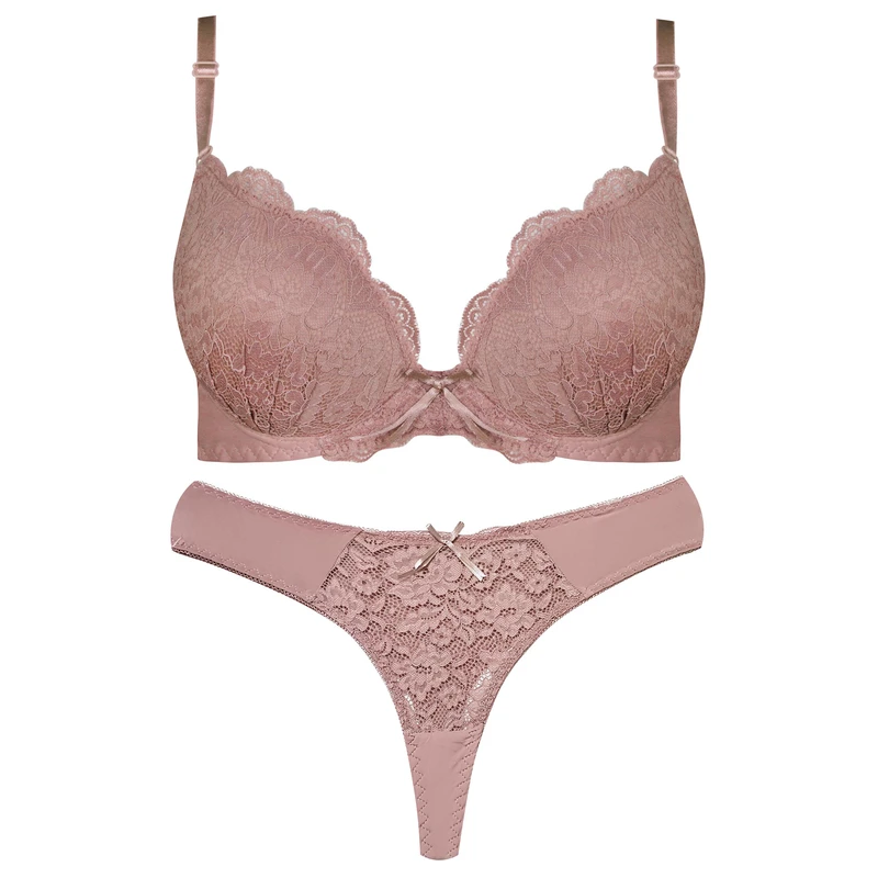 ست شورت و سوتین زنانه پدلی مدل بند متحرک فنردار کد 5129-P139