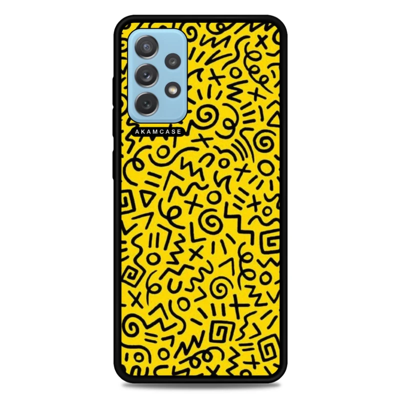 کاور آکام مدل AMC-WSGA72-DOODLE3 مناسب برای گوشی موبایل سامسونگ Galaxy A72