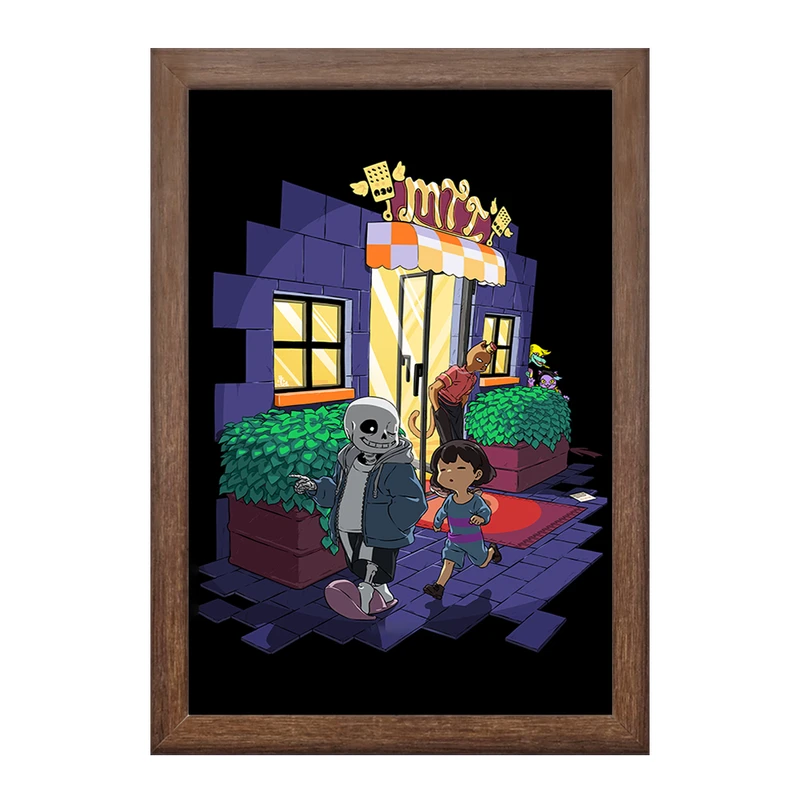 تابلو خندالو طرح بازی آندرتیل (Undertale) کد 31739