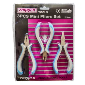 انبر سیم چین و دم باریک و انبردست ذریه مدل ART - 2258