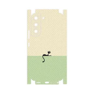 MAHOOT Minimal Internet Cat Icon-FullSkin Cover Sticker for Samsung Galaxy S22 5G