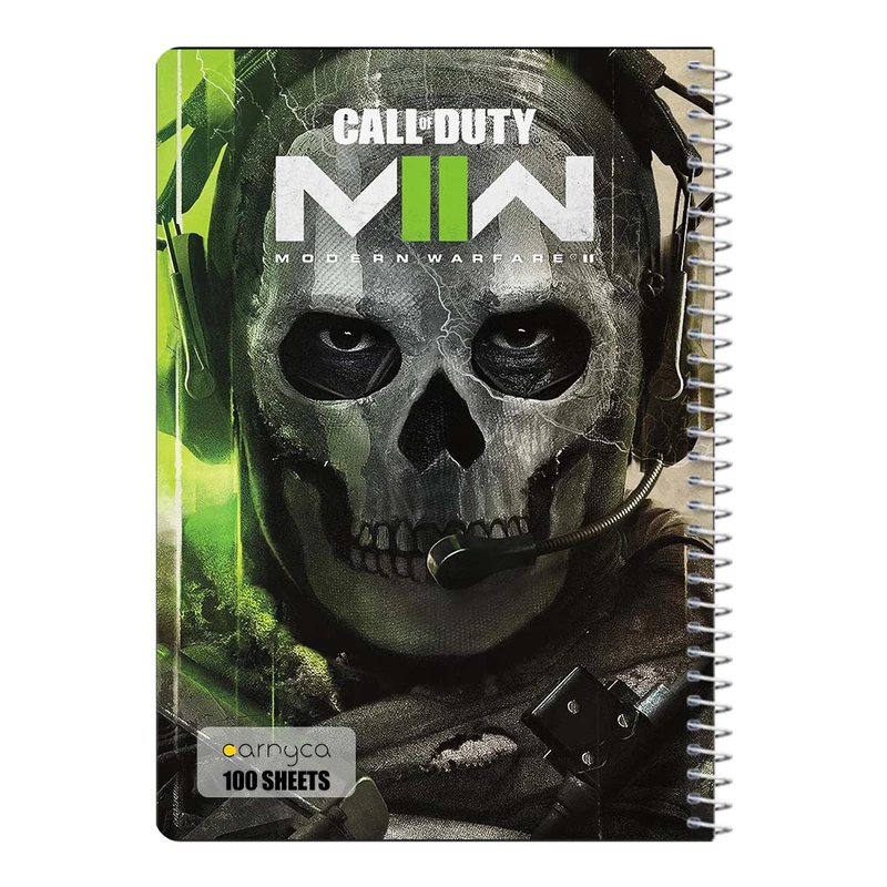 دفتر مشق 100 برگ سیمی کارنیکا طرح کالاف دیوتی Call of Duty کد 68825