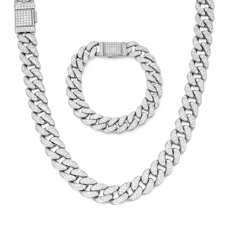 نیم ست مردانه مدل فول نگین