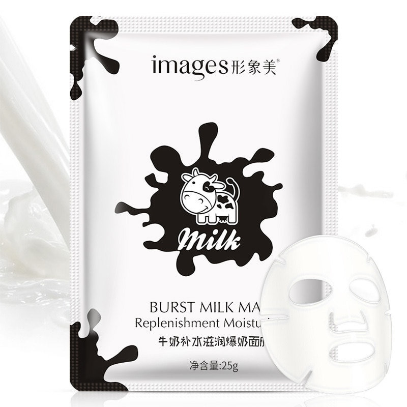 ماسک صورت ایمجز مدل milk وزن 25 گرم بسته 4 عددی