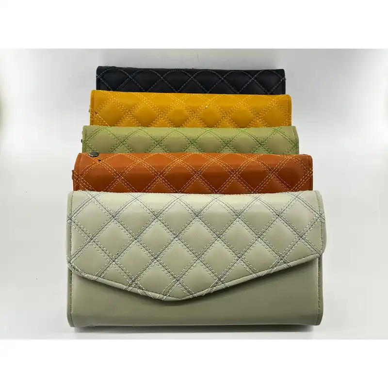 کیف پول زنانه مدل گلدوزی کد KZD-065