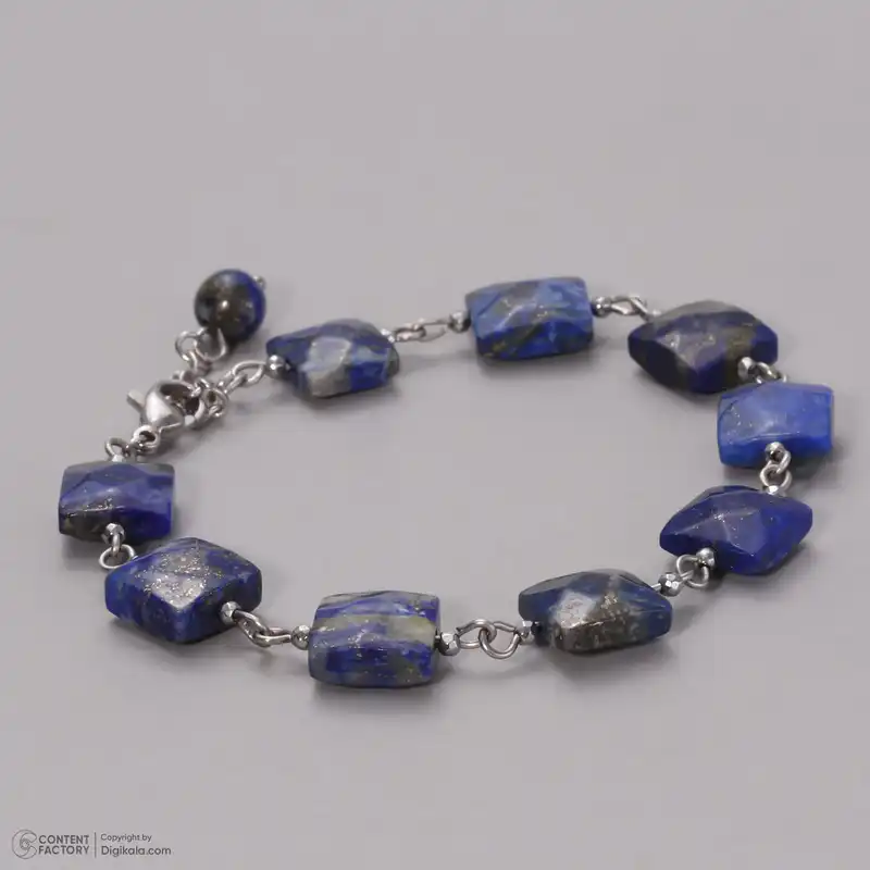 دستبند زنانه مدل لاجورد کد 03