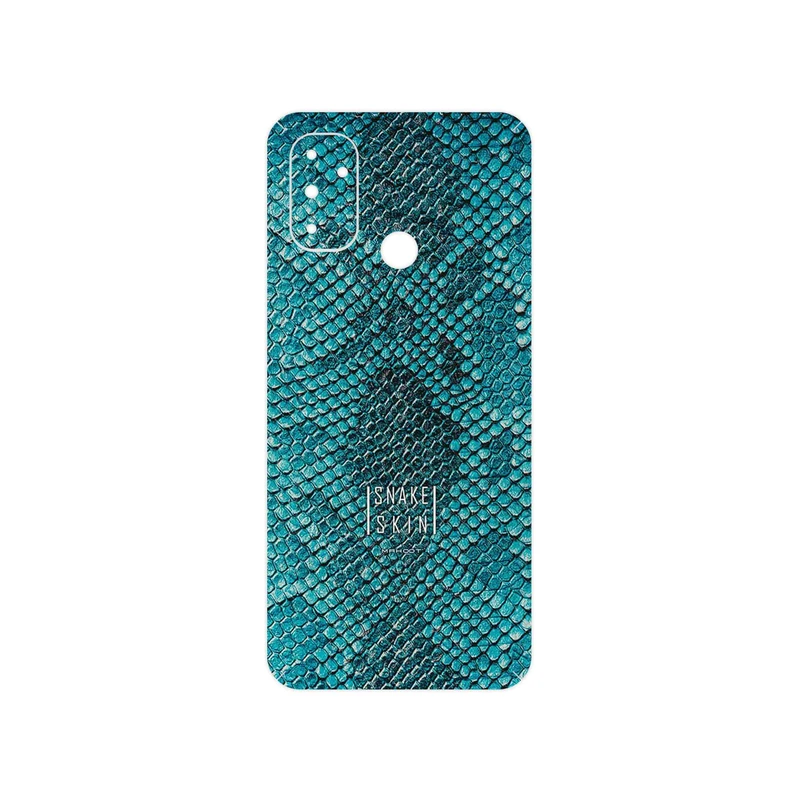 برچسب پوششی ماهوت مدل Blue Snake Skin مناسب برای گوشی موبایل وان پلاس Nord N100