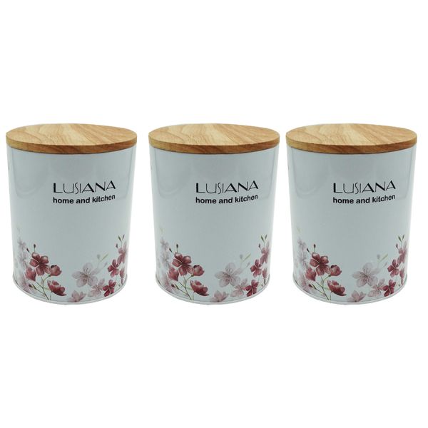 بانکه مدل لوزیانا طرح گلهای ارغوانی کد BLA02 مجموعه 3 عددی