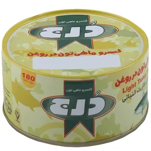 کنسرو ماهی تون در روغن گیاهی درج - 180 گرم