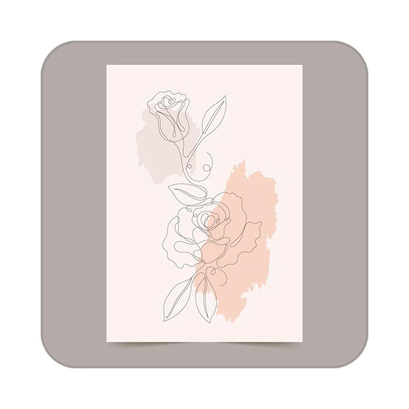 زیر لیوانی کاکتی طرح عاشقانه مدل mp37980