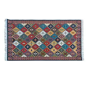 گلیم ماشینی مدل طرحه خشتی