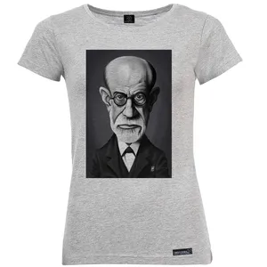 تی شرت آستین کوتاه زنانه 27 مدل Sigmund Freud کد MH940